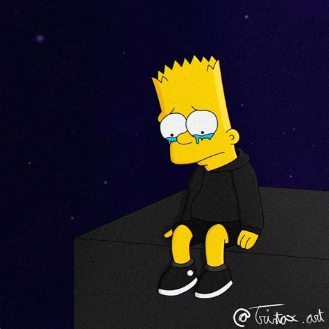 bart simpson wallpaper 4k sad.